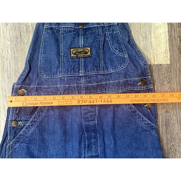Washington Dee Cee Sanforized Overalls Carpenter Vintage Rare Unisex - Picture 8 of 13